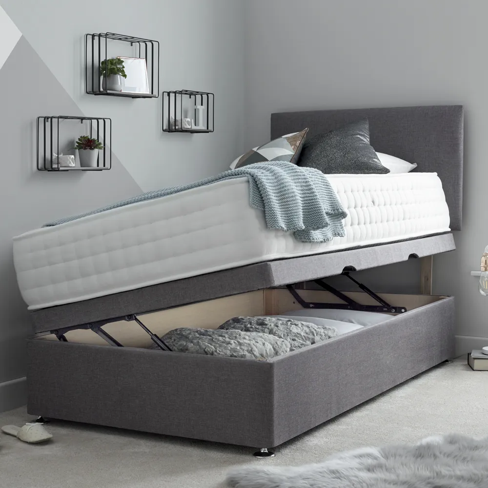 side opening ottoman bed